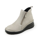 Nawa Light Grey Anti Slip Wide Fit Short Boots