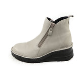 Nawa Light Grey Anti Slip Wide Fit Short Boots