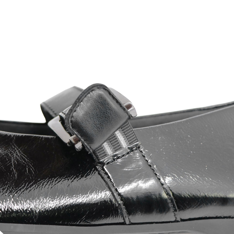 NELLA Leopard Soft Walking Strap Flats