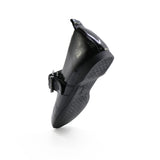 NELLA Black Soft Walking Strap Flats