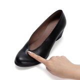 NORMA Black Soft Walking Pumps