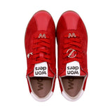 NYSA FLYFIT Scarlet Red Low Profile Soft Sneakers