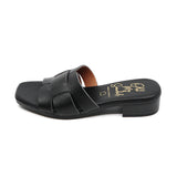 Ola All Black Soft Sandals
