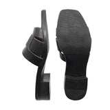 Ola All Black Soft Sandals