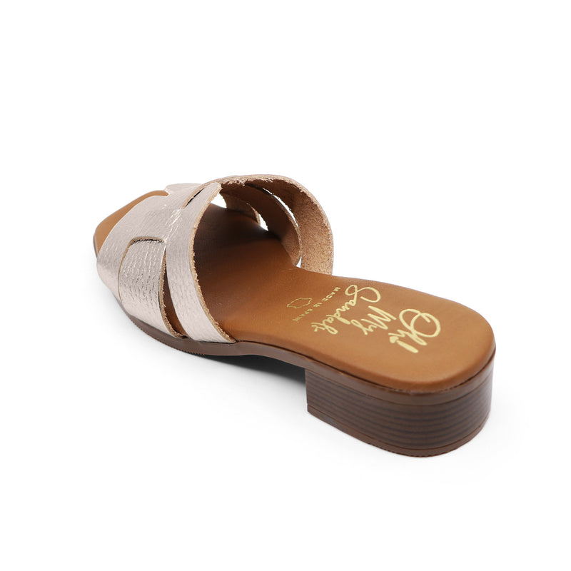 Ola Pink Gold  Soft Sandals