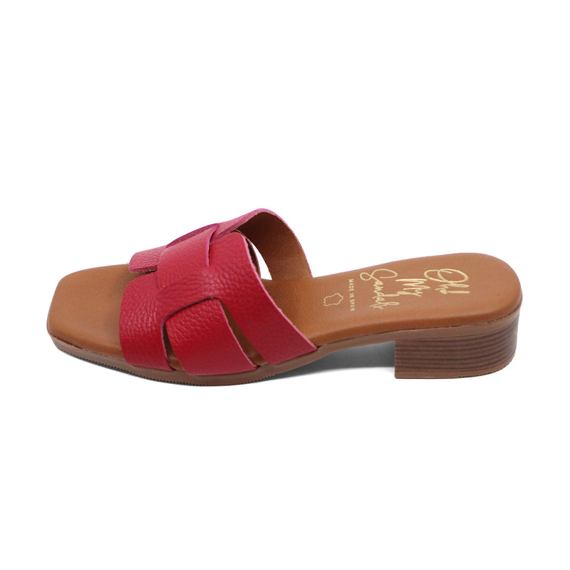 Ola Rojo Red Soft Sandals
