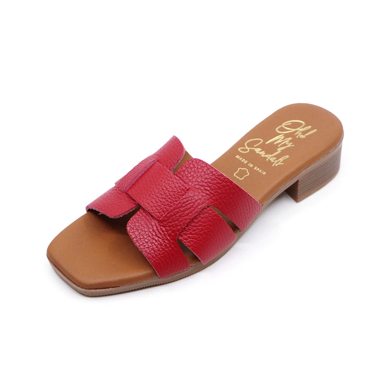 Ola Rojo Red Soft Sandals