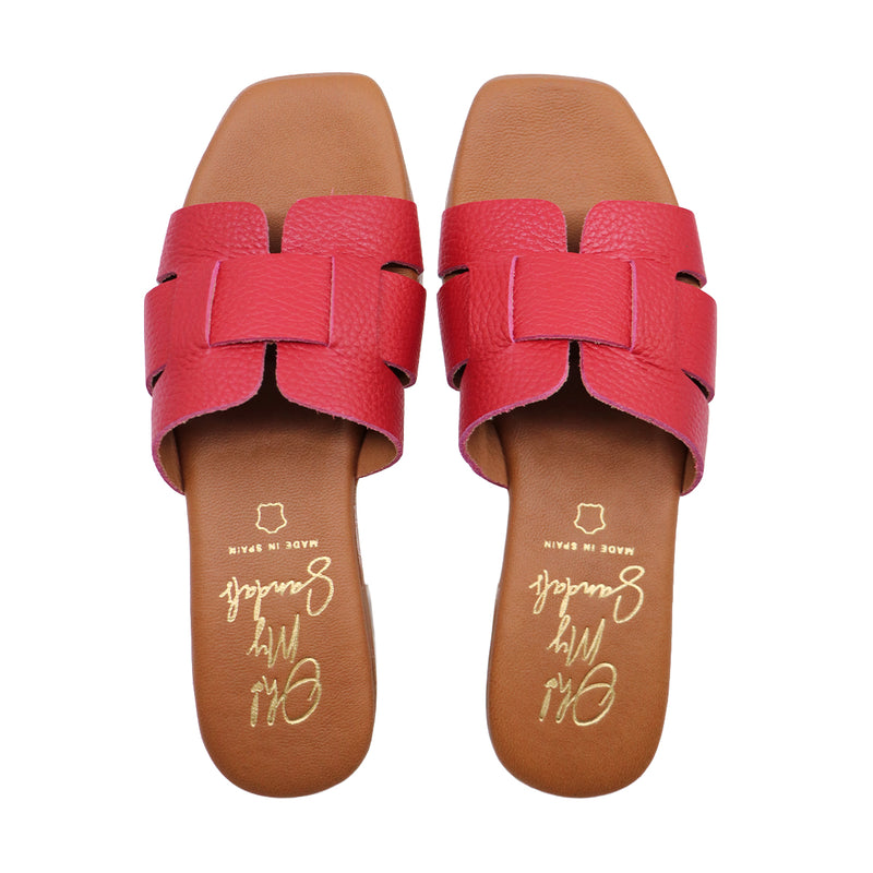 Ola Rojo Red Soft Sandals
