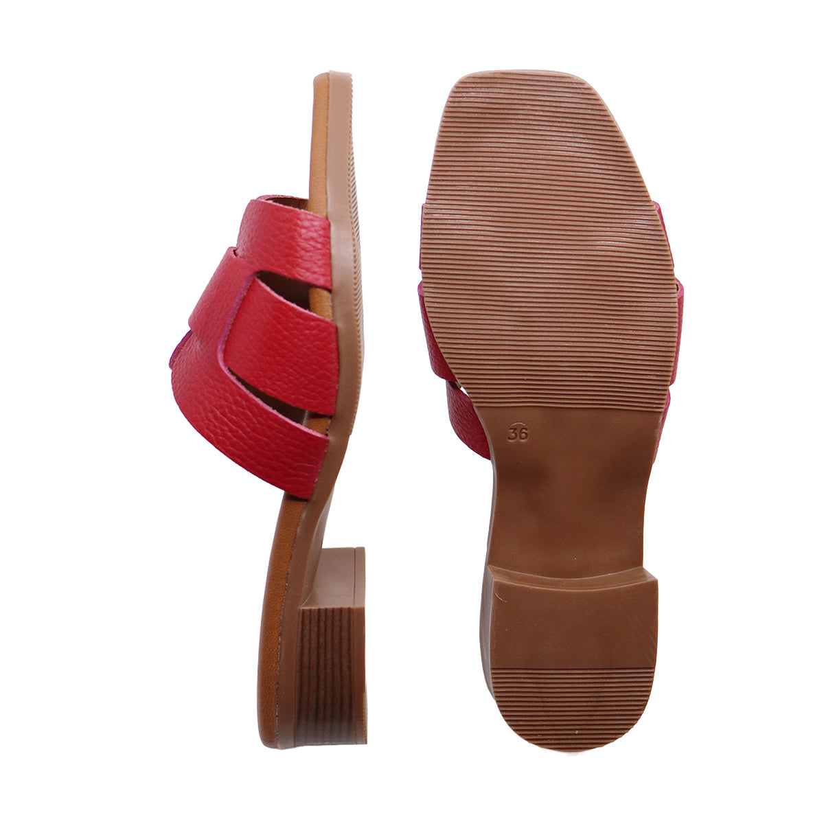 Ola Rojo Red Soft Sandals