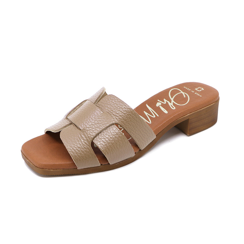 Ola Taupe Soft Sandals