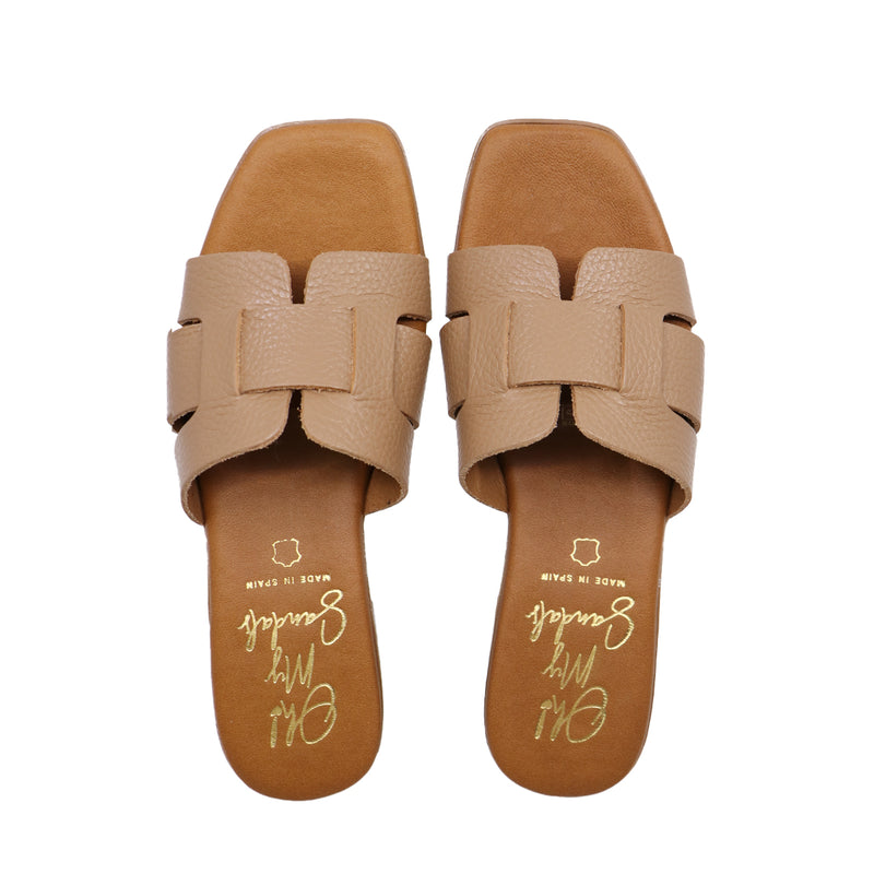 Ola Taupe Soft Sandals