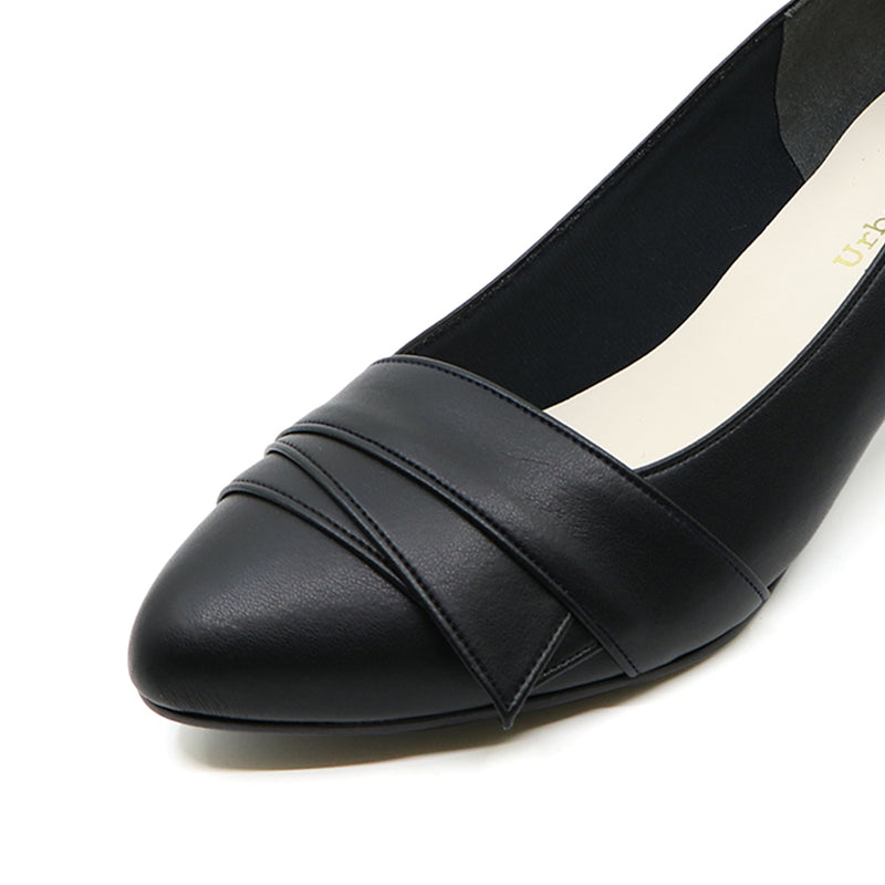 Ori Black Wide Fit Pumps