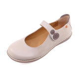 PASS BUTTON Beach Strap Flats