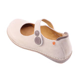 PASS BUTTON Beach Strap Flats