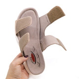 PEYTON White Rolling Soft Sandals