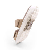 PEYTON White Rolling Soft Sandals