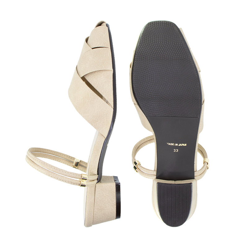 Pema Light Beige 2 ways Sandals