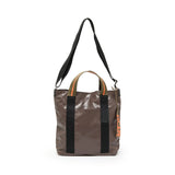 PETIT CALVI Root Brown 2 Ways Compact Tote