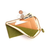 PLAINE Thin Wallet Green