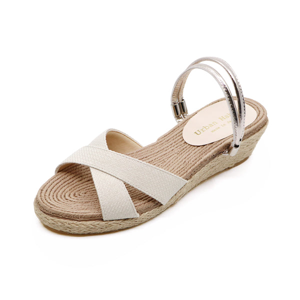 POE2 Ivory 2-WAYS SOFT ESPADRILLES