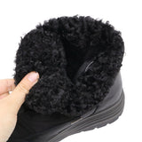 POLI Black Waterproof Anti-Slip Warm Boots