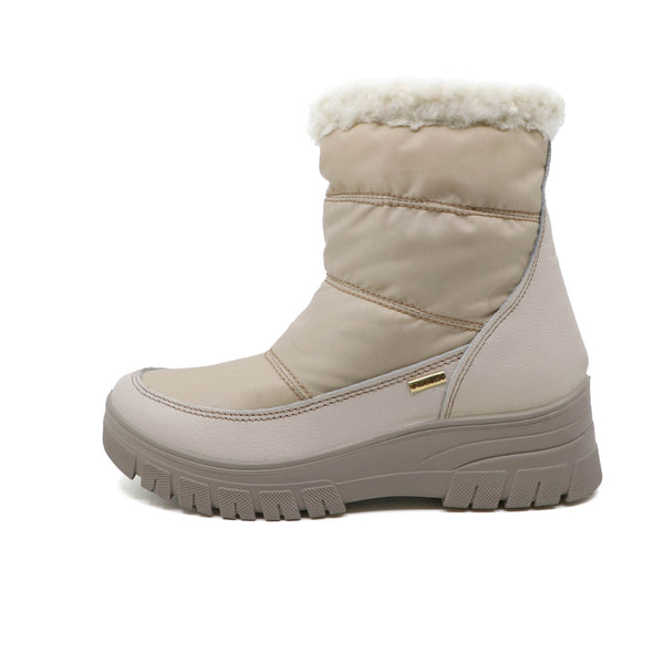 POMI Cream Beige Waterproof Warm Boots