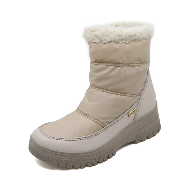 POMI Cream Beige Waterproof Warm Boots