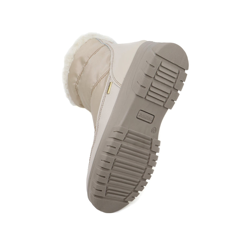 POMI Cream Beige Waterproof Warm Boots