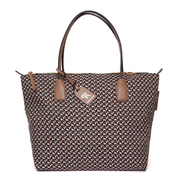 Robertina Large (LT) Taupe Tatami Tote Bag