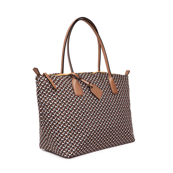 Robertina Large (LT) Taupe Tatami Tote Bag