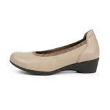 RANO Beige Soft Walking Wedges
