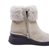 Reimi Beige Anti-SLIP Fur Boots