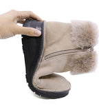 Reimi Beige Anti-SLIP Fur Boots