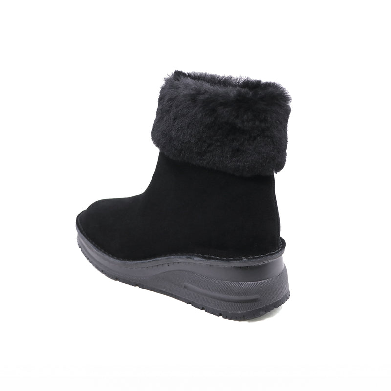 Reimi Black Anti-SLIP Fur Boots