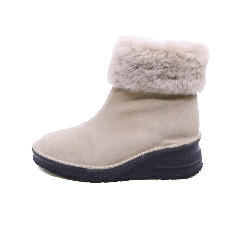 Reimi Beige Anti-SLIP Fur Boots