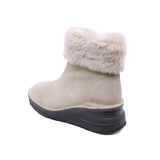 Reimi Beige Anti-SLIP Fur Boots