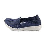 RELLA Denim Mesh Soft Walking Stretch Flats