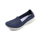 RELLA Denim Mesh Soft Walking Stretch Flats