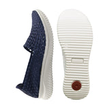 RELLA Denim Mesh Soft Walking Stretch Flats