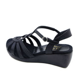 Rikki Black Soft Walking Sandals