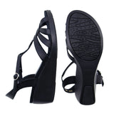 Rikki Black Soft Walking Sandals