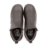 RIKKU Dark Brown Anti-Slip Wide Fit Boots