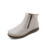 RIKKU Mocha Grey Anti-Slip Wide Fit Boots