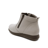 RIKKU Mocha Grey Anti-Slip Wide Fit Boots