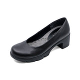 RIONA All Black Soft Walking Pumps