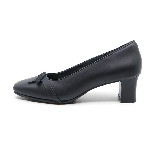 RIWA Black Balanced Heel Pumps