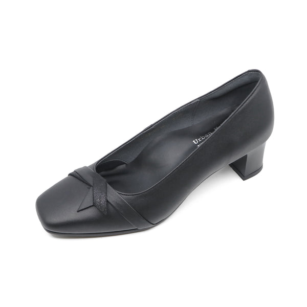 RIWA Black Balanced Heel Pumps