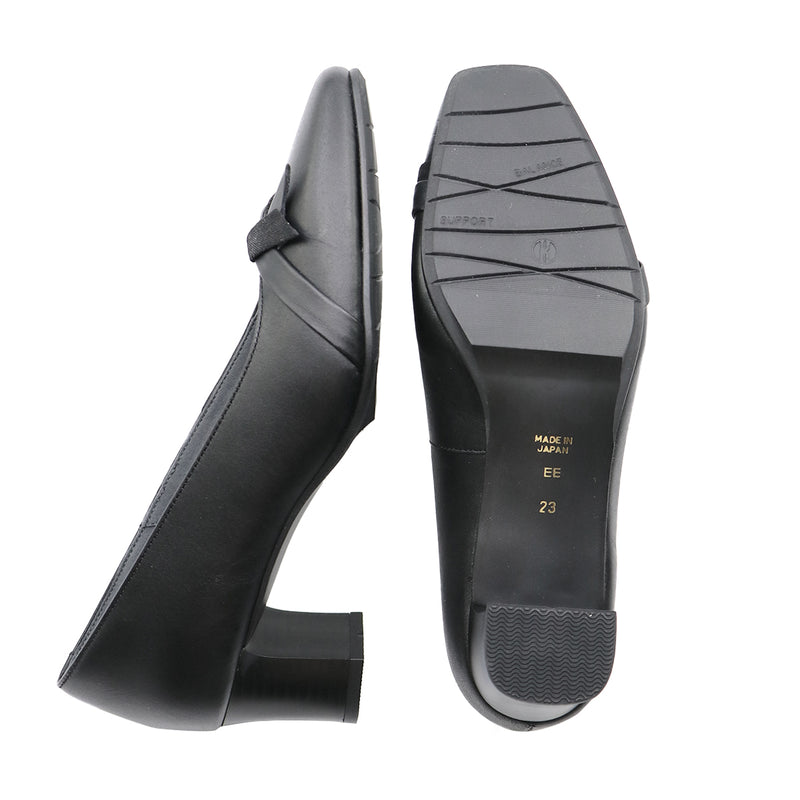 RIWA Black Balanced Heel Pumps