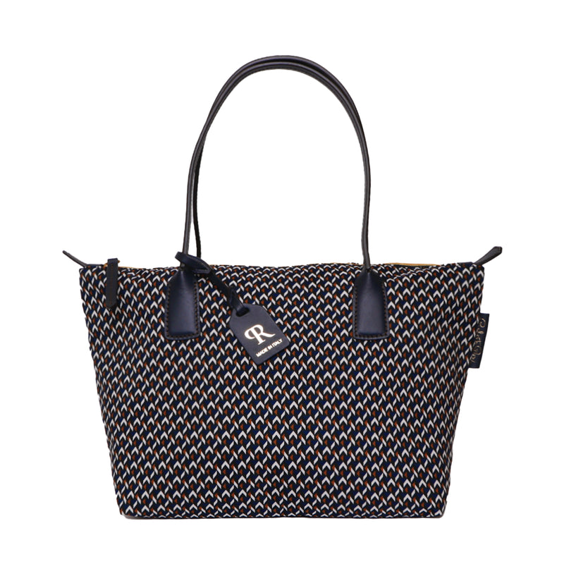 Robertina Small (ST) Midnight Blue Tatami Tote Bag