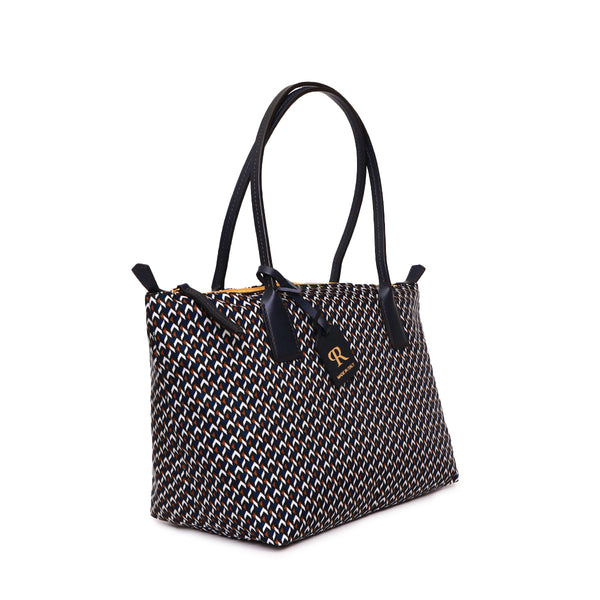 Robertina Small (ST) Midnight Blue Tatami Tote Bag